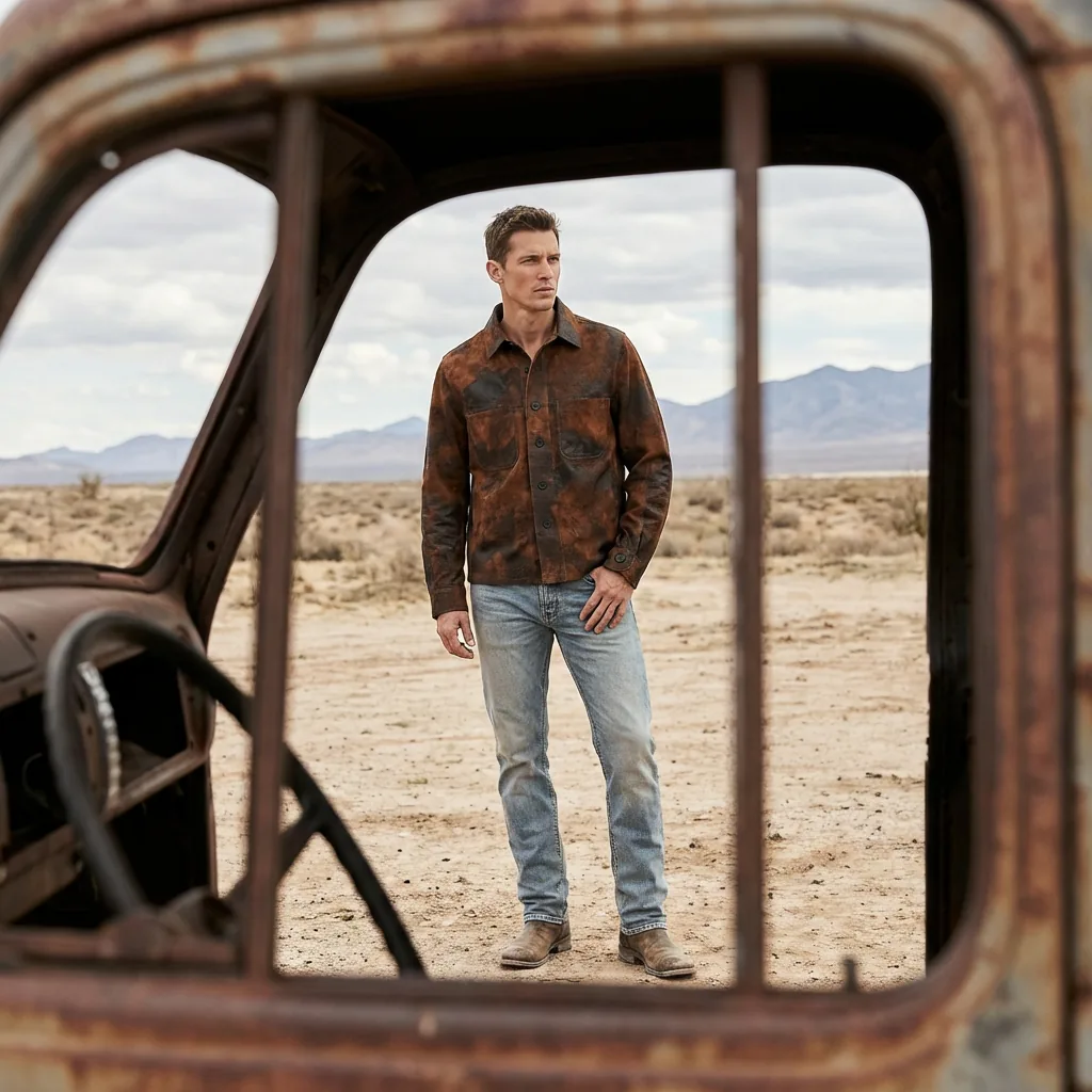 Chamarra en el campo