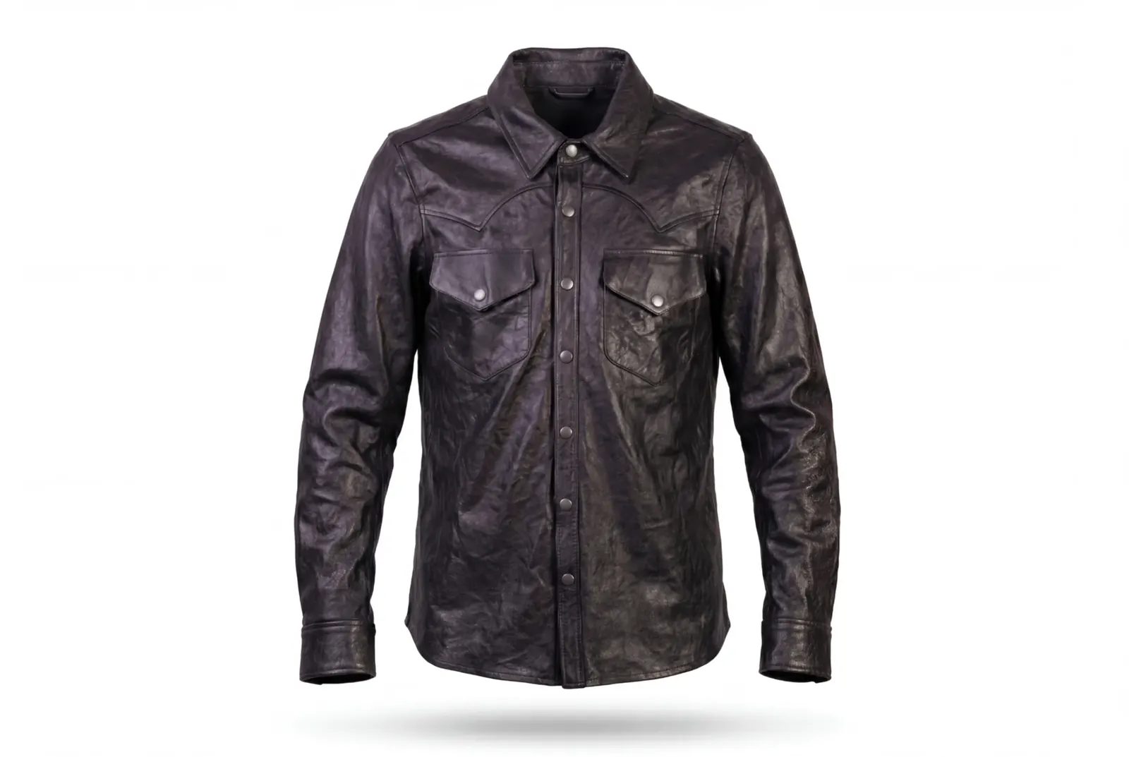Camisa piel negra